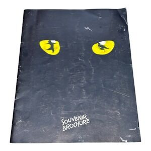 1981 1990‎ Cats Souvenir Brochure Broadway Musical Memorabilia Theater Program